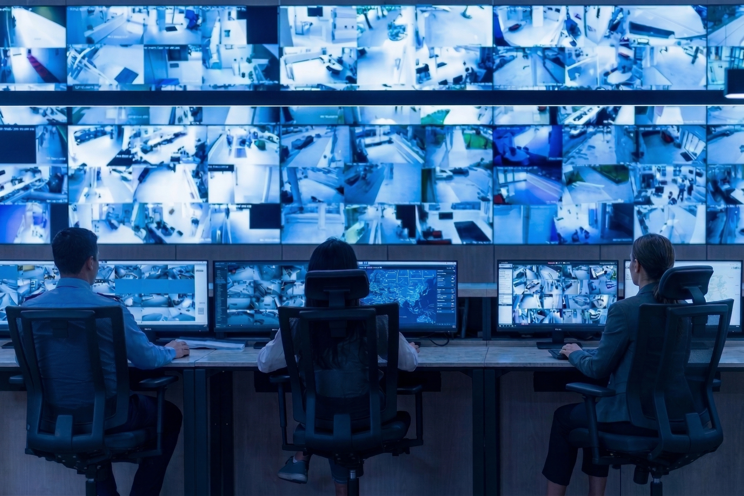 Sala de control de CCTV